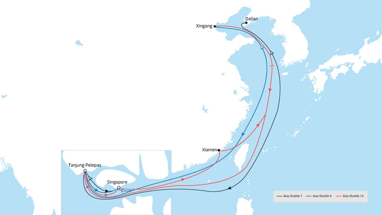 Asia shuttle clusters 3
