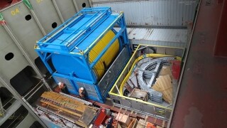 Overview shot of a machinery