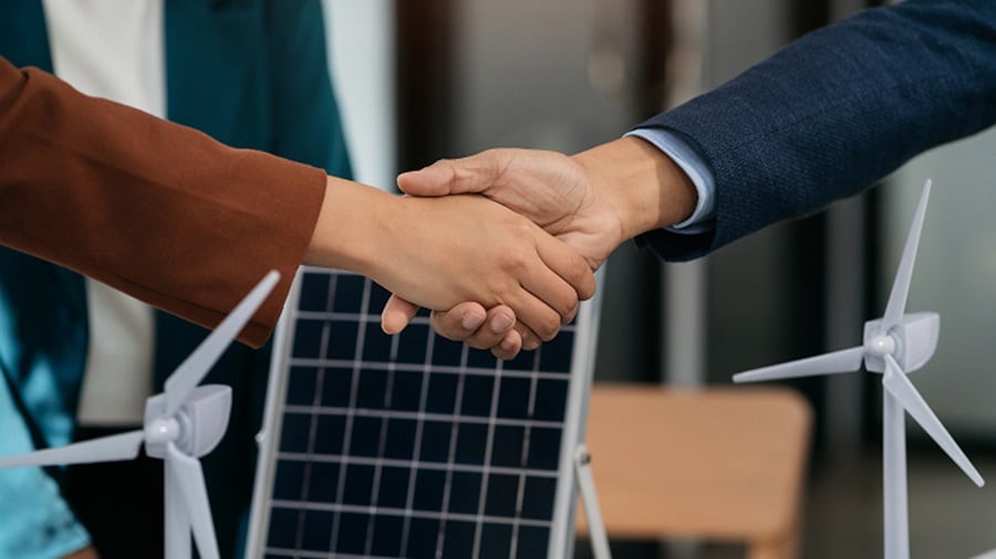 A handshake