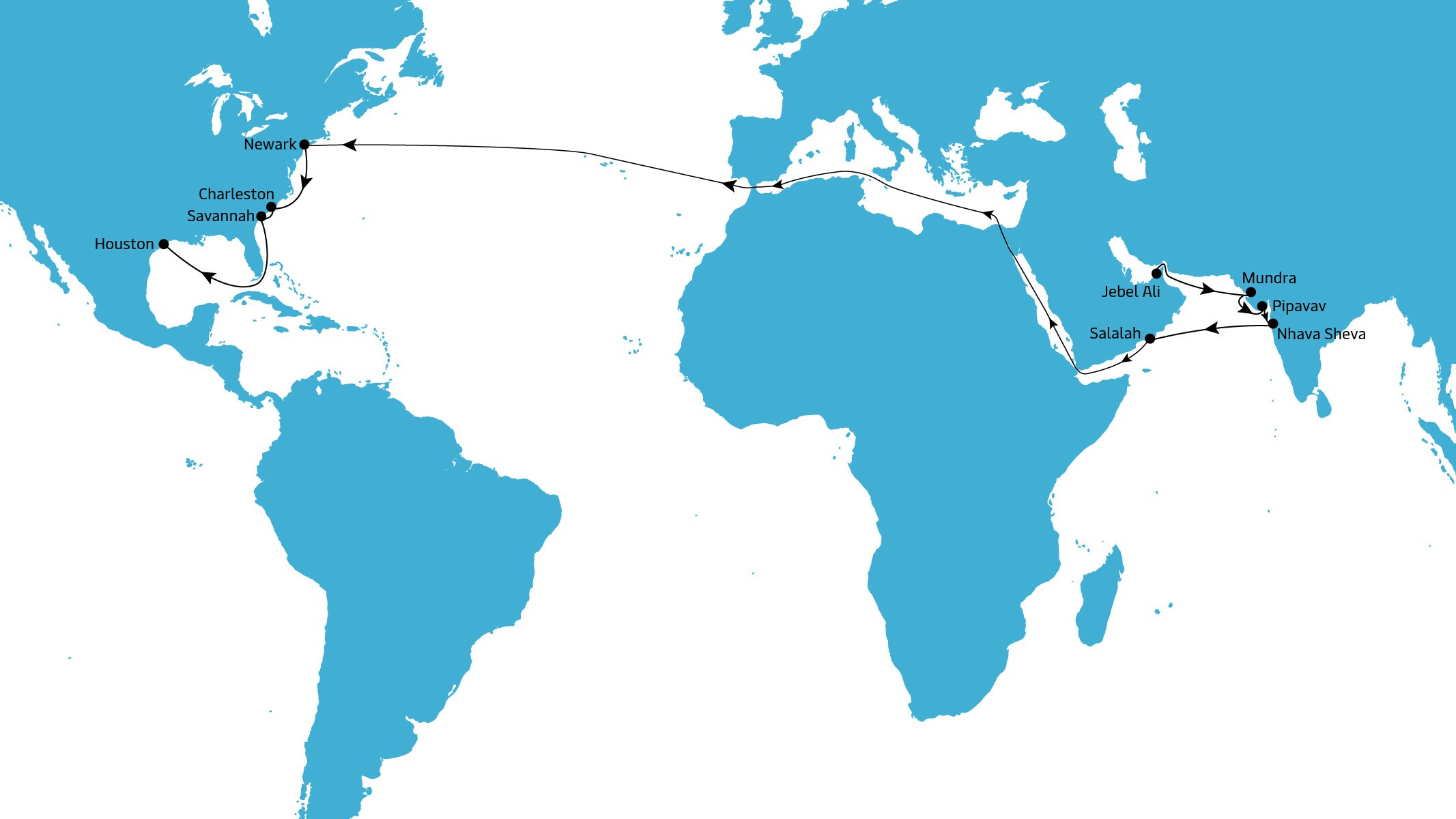 MECL1 Westbounf map